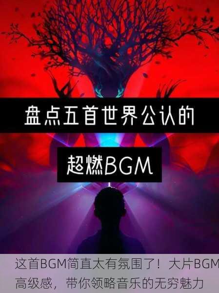 这首BGM简直太有氛围了！大片BGM高级感，带你领略音乐的无穷魅力