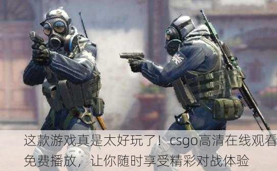 这款游戏真是太好玩了！csgo高清在线观看免费播放，让你随时享受精彩对战体验
