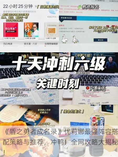 《盾之勇者成名录》优莉娜最强阵容搭配策略与推荐，冲鸭！全网攻略大揭秘！