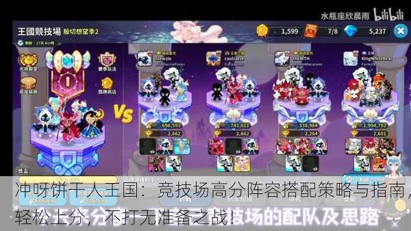 冲呀饼干人王国：竞技场高分阵容搭配策略与指南，轻松上分，不打无准备之战！