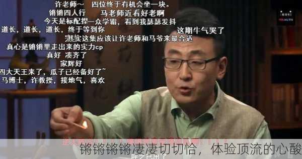 锵锵锵锵凄凄切切恰，体验顶流的心酸