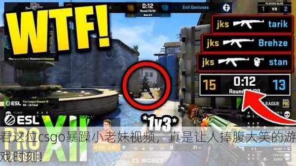 看这位csgo暴躁小老妹视频，真是让人捧腹大笑的游戏时刻！