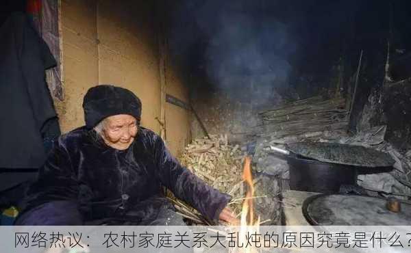 网络热议：农村家庭关系大乱炖的原因究竟是什么？