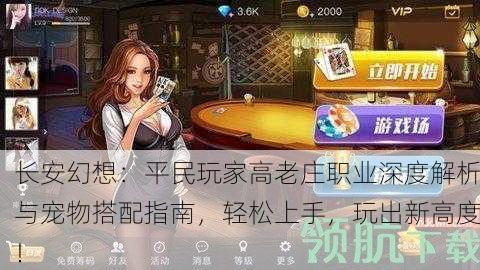 长安幻想：平民玩家高老庄职业深度解析与宠物搭配指南，轻松上手，玩出新高度！