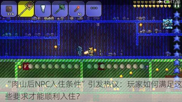 “肉山后NPC入住条件”引发热议：玩家如何满足这些要求才能顺利入住？