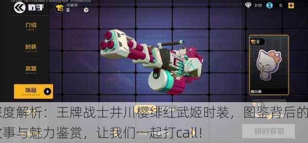 深度解析：王牌战士井川樱绯红武姬时装，图鉴背后的故事与魅力鉴赏，让我们一起打call！