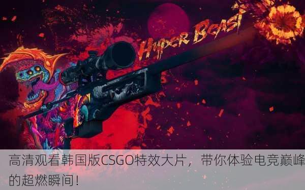 高清观看韩国版CSGO特效大片，带你体验电竞巅峰的超燃瞬间！