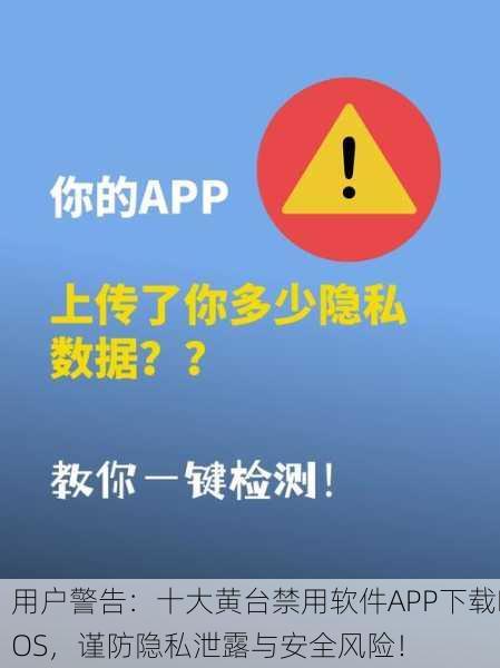 用户警告：十大黄台禁用软件APP下载IOS，谨防隐私泄露与安全风险！