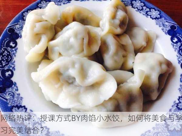 网络热评：授课方式BY肉馅小水饺，如何将美食与学习完美结合？
