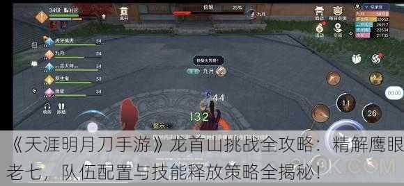 《天涯明月刀手游》龙首山挑战全攻略：精解鹰眼老七，队伍配置与技能释放策略全揭秘！
