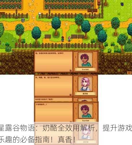 星露谷物语：奶酪全效用解析，提升游戏乐趣的必备指南！真香！