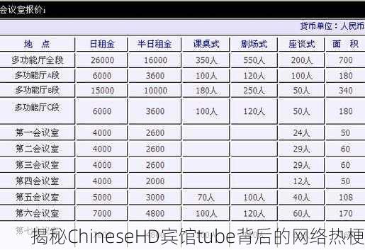 揭秘ChineseHD宾馆tube背后的网络热梗