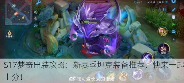 S17梦奇出装攻略：新赛季坦克装备推荐，快来一起上分！