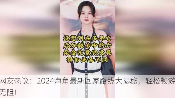 网友热议：2024海角最新回家路线大揭秘，轻松畅游无阻！