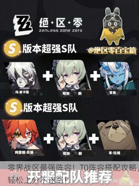 零界战区最强阵容！T0阵容搭配攻略，轻松上分不迷路！