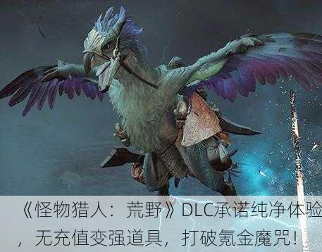 《怪物猎人：荒野》DLC承诺纯净体验，无充值变强道具，打破氪金魔咒！