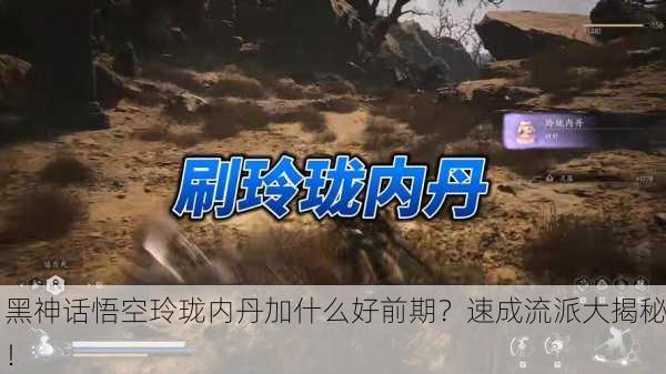 黑神话悟空玲珑内丹加什么好前期？速成流派大揭秘！