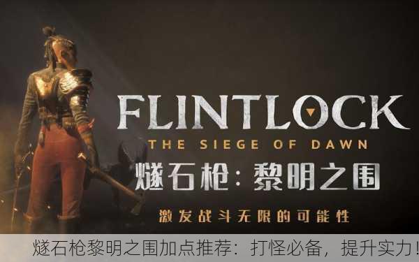 燧石枪黎明之围加点推荐：打怪必备，提升实力！