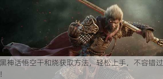 黑神话悟空干和烧获取方法，轻松上手，不容错过！