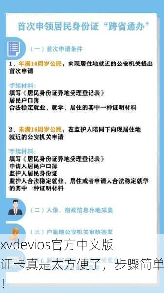 安装xvdevios官方中文版身份证卡真是太方便了，步骤简单易懂！