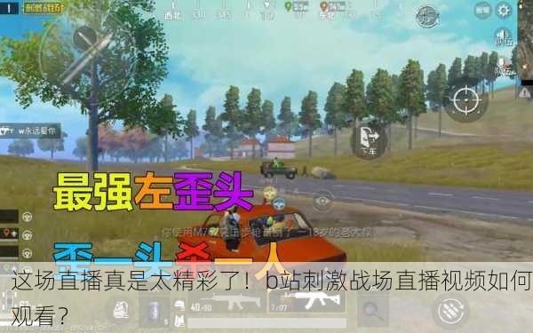 这场直播真是太精彩了！b站刺激战场直播视频如何观看？