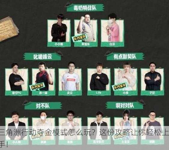 三角洲行动夺金模式怎么玩？这份攻略让你轻松上手！