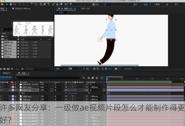 许多网友分享：一级做ae视频片段怎么才能制作得更好？