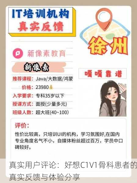 真实用户评论：好想C1V1骨科患者的真实反馈与体验分享