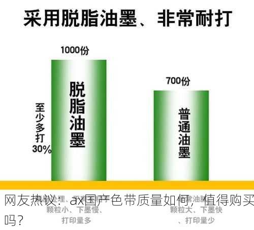 网友热议：ax国产色带质量如何，值得购买吗？