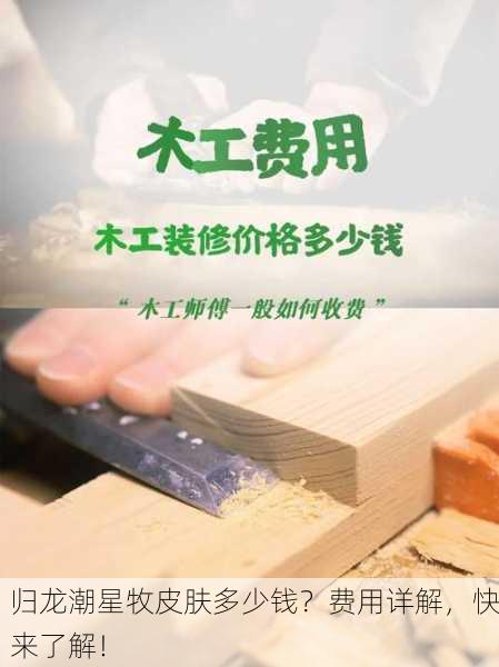 归龙潮星牧皮肤多少钱？费用详解，快来了解！