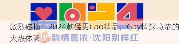 激烈碰撞：2024款猛男Cao精品，Gay情深意浓的火热体验