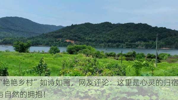 “艳艳乡村”如诗如画，网友评论：这里是心灵的归宿与自然的拥抱！