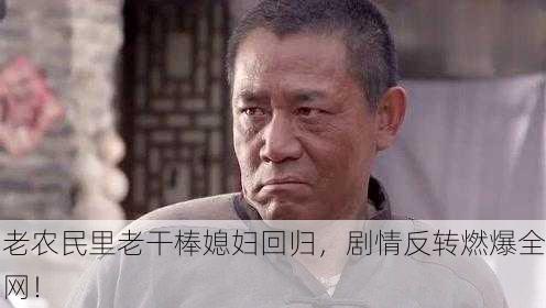 老农民里老干棒媳妇回归，剧情反转燃爆全网！
