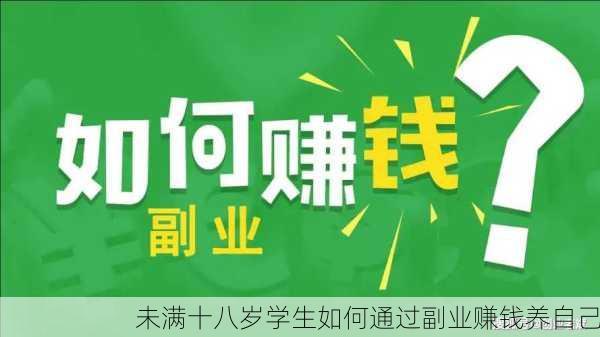 未满十八岁学生如何通过副业赚钱养自己