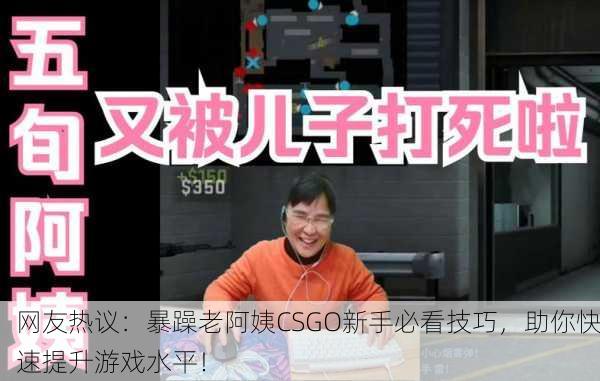 网友热议：暴躁老阿姨CSGO新手必看技巧，助你快速提升游戏水平！