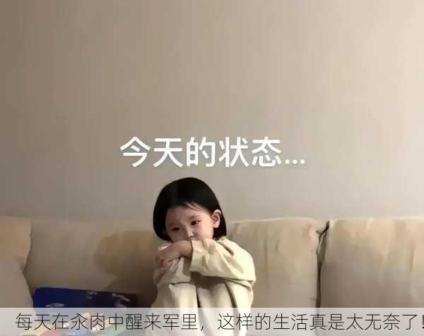 每天在汆肉中醒来军里，这样的生活真是太无奈了！