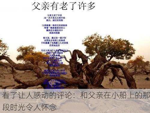 看了让人感动的评论：和父亲在小船上的那段时光令人怀念