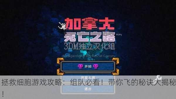 拯救细胞游戏攻略：组队必看！带你飞的秘诀大揭秘！