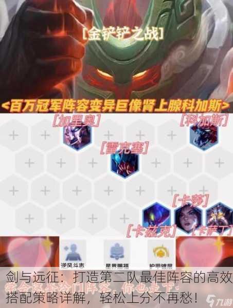 剑与远征：打造第二队最佳阵容的高效搭配策略详解，轻松上分不再愁！