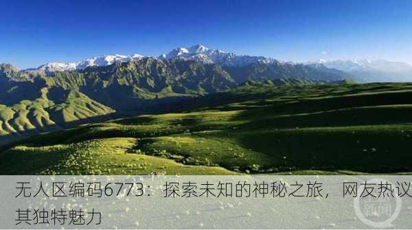 无人区编码6773：探索未知的神秘之旅，网友热议其独特魅力