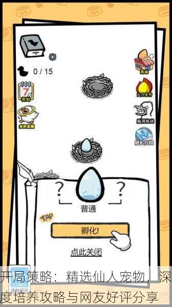开局策略：精选仙人宠物，深度培养攻略与网友好评分享