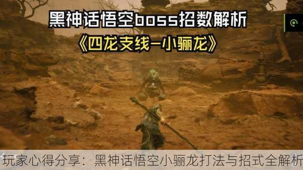 玩家心得分享：黑神话悟空小骊龙打法与招式全解析