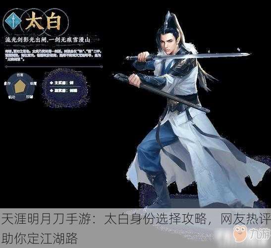 天涯明月刀手游：太白身份选择攻略，网友热评助你定江湖路