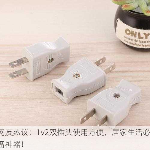 网友热议：1v2双插头使用方便，居家生活必备神器！