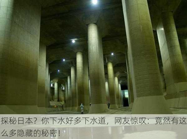 探秘日本？你下水好多下水道，网友惊叹：竟然有这么多隐藏的秘密！