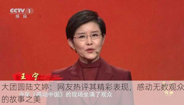大团圆陆文婷：网友热评其精彩表现，感动无数观众的故事之美