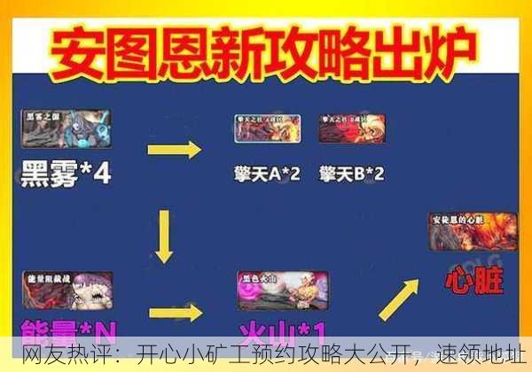 网友热评：开心小矿工预约攻略大公开，速领地址！