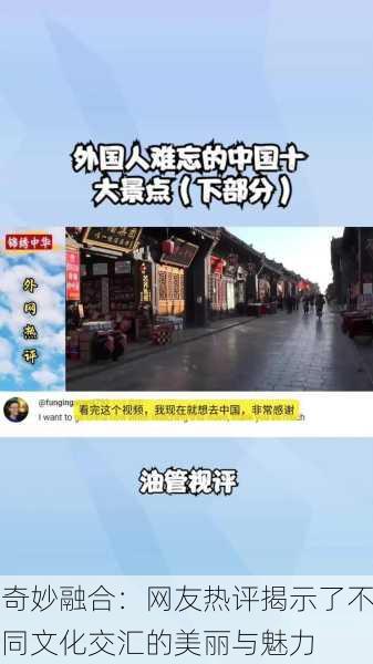 奇妙融合：网友热评揭示了不同文化交汇的美丽与魅力
