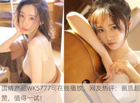 国精产品WK5777可在线播放，网友热评：画质超赞，值得一试！
