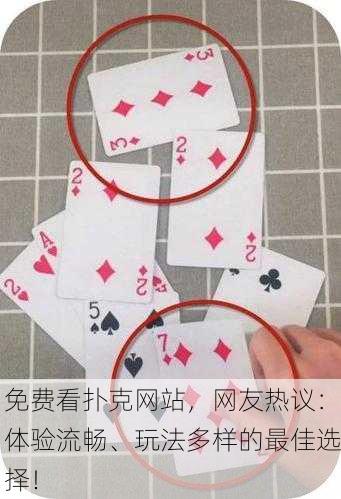 免费看扑克网站，网友热议：体验流畅、玩法多样的最佳选择！